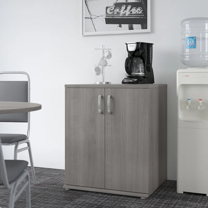 General-purpose floor-standing storage cabinet with doors