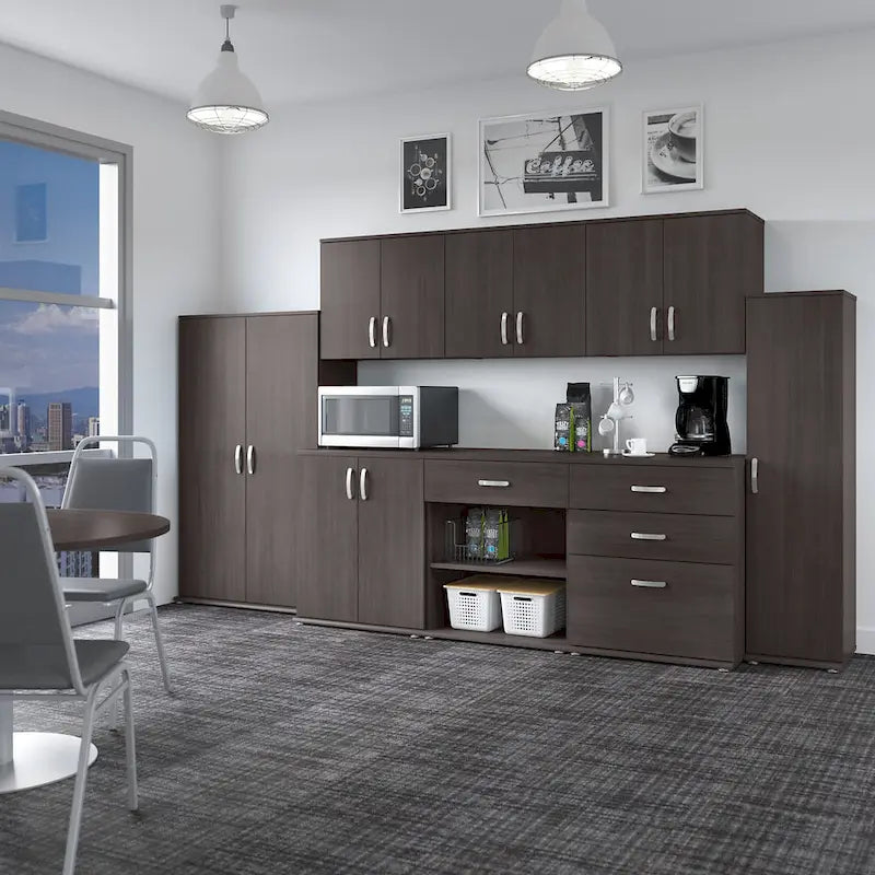 General-purpose floor-standing storage cabinet with doors