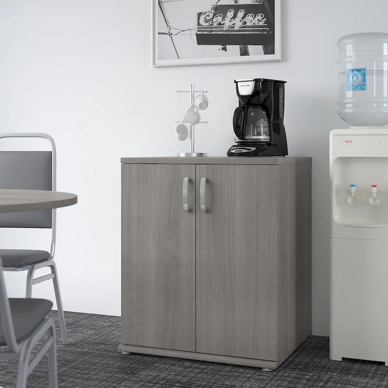 General-purpose floor-standing storage cabinet with doors