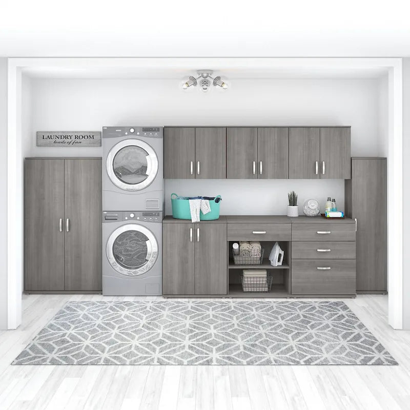 General-purpose floor-standing storage cabinet with doors