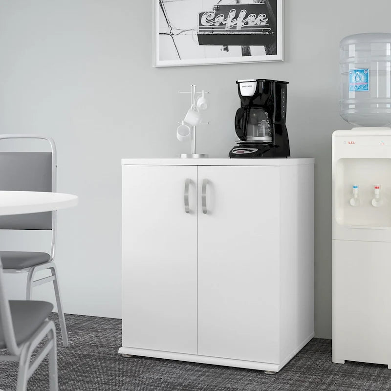 General-purpose floor-standing storage cabinet with doors