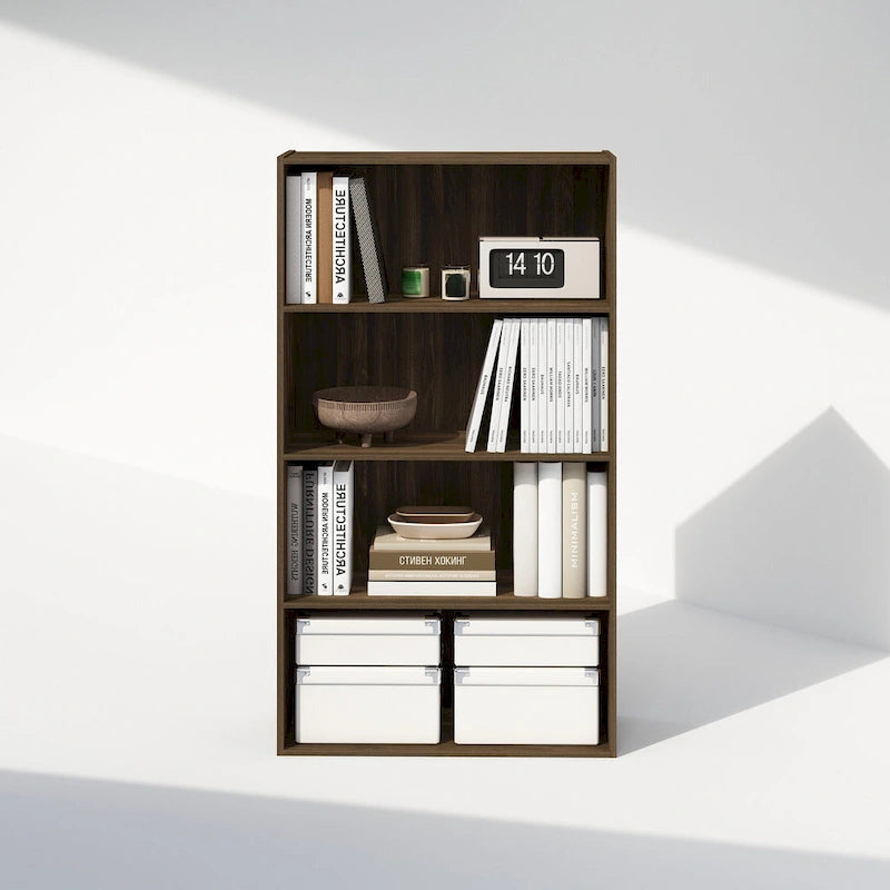 Minimalist Open Shelving Unit/Bookshelf (4-Tier)