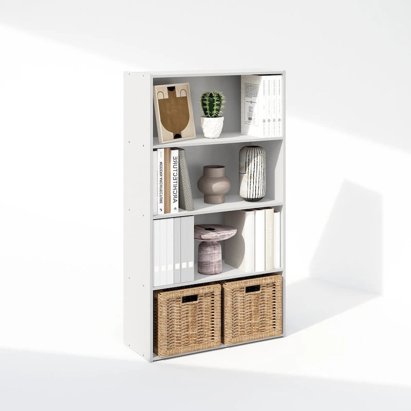 Minimalist Open Shelving Unit/Bookshelf (4-Tier)