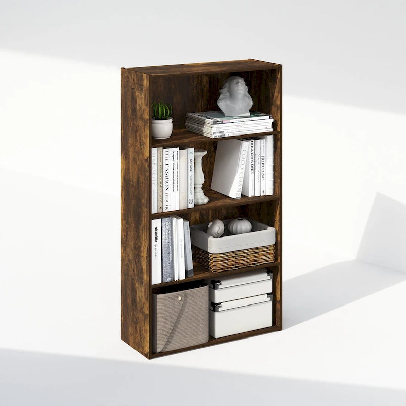 Minimalist Open Shelving Unit/Bookshelf (4-Tier)