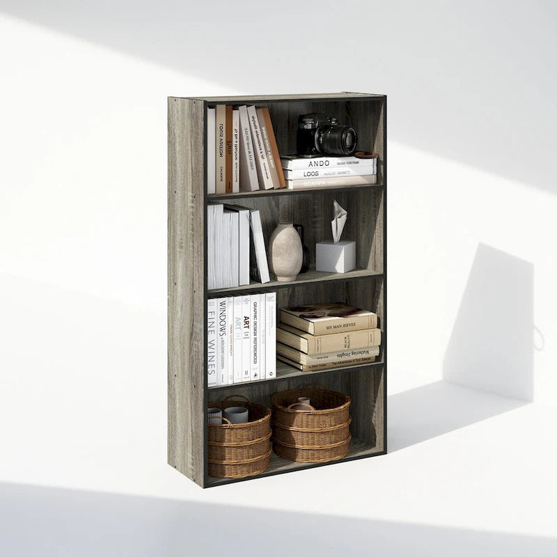 Minimalist Open Shelving Unit/Bookshelf (4-Tier)