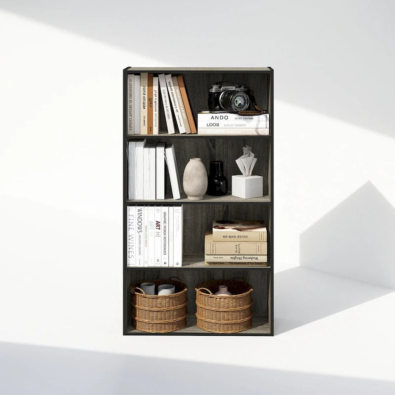 Minimalist Open Shelving Unit/Bookshelf (4-Tier)