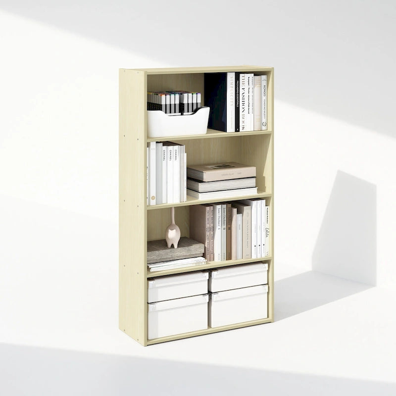Minimalist Open Shelving Unit/Bookshelf (4-Tier)