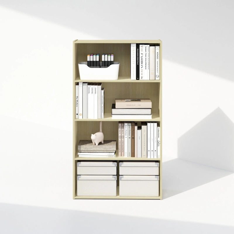 Minimalist Open Shelving Unit/Bookshelf (4-Tier)