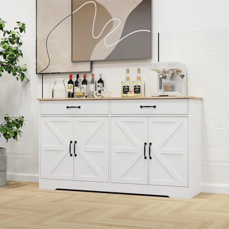 Grande credenza contenitore in stile rustico da 55.91