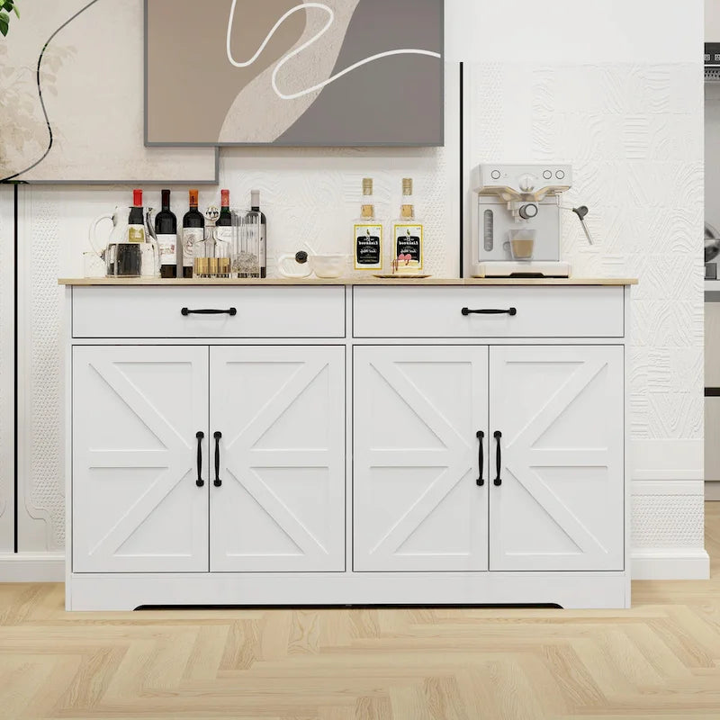 Grande credenza contenitore in stile rustico da 55.91