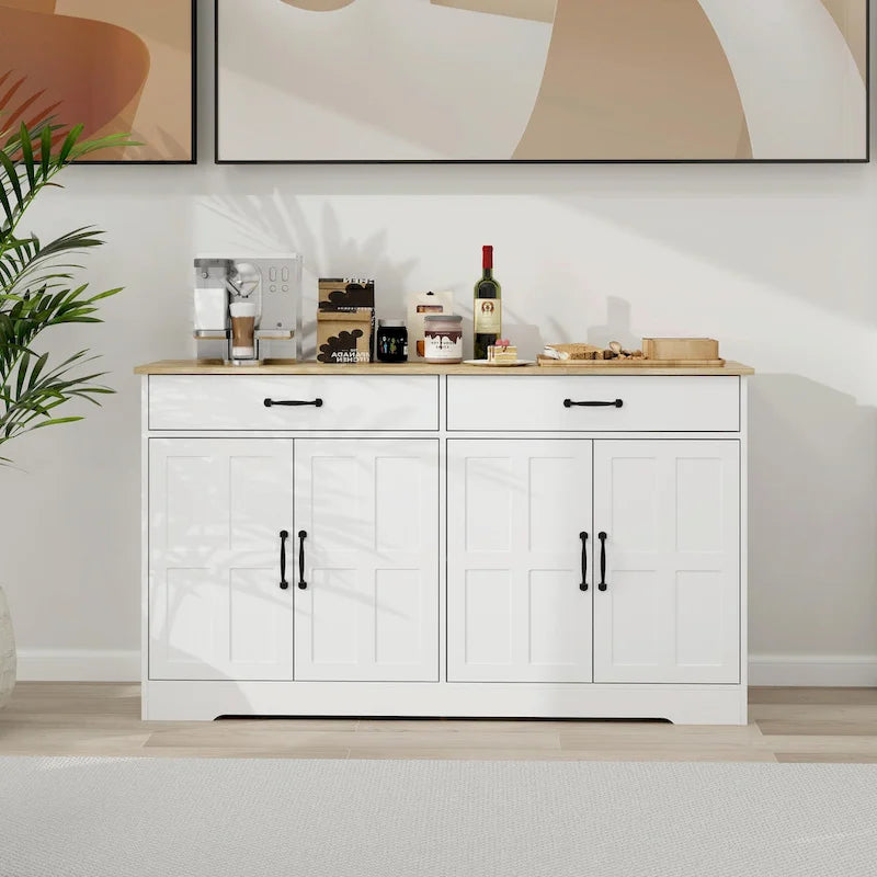Grande credenza contenitore in stile rustico da 55.91