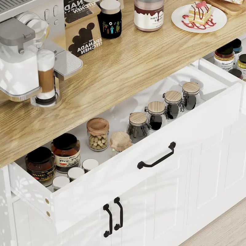 Grande credenza contenitore in stile rustico da 55.91