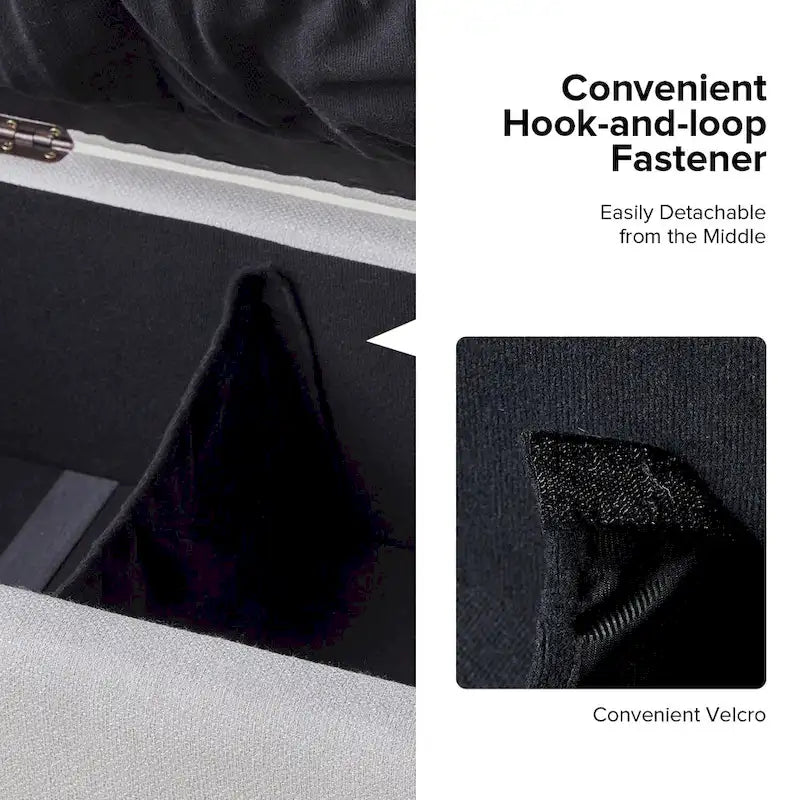 Panca contenitore imbottita con seduta ribaltabile (con due cuscini cilindrici e braccioli)