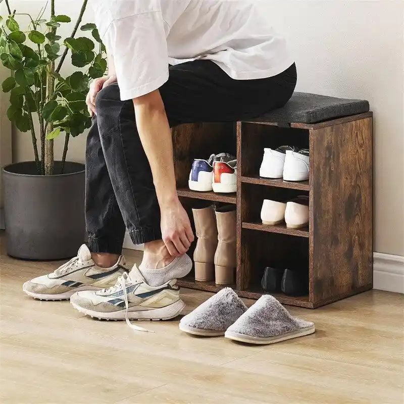 Ławka do przedpokoju z miejscem do przechowywania - 11.9D x 20W x 20.8H