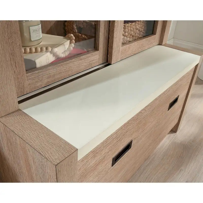 Libreria in legno naturale