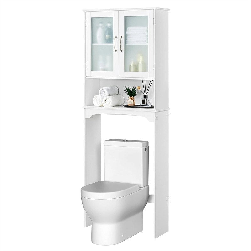 Nadstawka nad toaletę z szafką do przechowywania - 9D x 25W x 66H